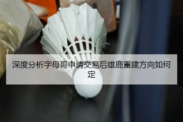 深度分析字母哥申请交易后雄鹿重建方向如何定